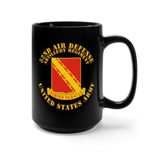 Load image into Gallery viewer, Black Mug 15oz - Army - 52nd Air Defense Artillery Regiment - US Army
