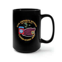 Load image into Gallery viewer, Black Mug 15oz - Army - 82nd Airborne Div - Beret - Mass Tac - Maroon  - 1 - 504th Infantry wo DS X 300
