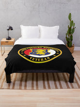 Load image into Gallery viewer, Army - 6th Cavalry Regiment Veteran Throw Blanket
