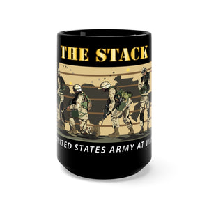 Black Mug 15oz - Army - The Stack - Breaching - CQB Entry - Iraq War Vet