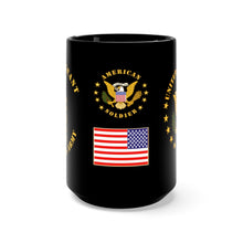 Load image into Gallery viewer, Black Mug 15oz - Army - First Sergeant - 1SG
