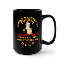 Load image into Gallery viewer, Black Mug 15oz - Govt - George Washington - Master Spy
