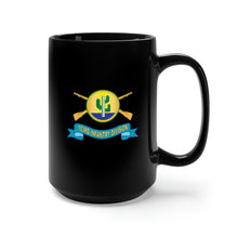 Load image into Gallery viewer, Black Mug 15oz - 103rd Infantry Division w Br - SSI - Ribbon X 300
