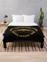 Load image into Gallery viewer, Army - 3rd Bn 502nd Infantry Regt - Widowmakers - Infantry Br Throw Blanket
