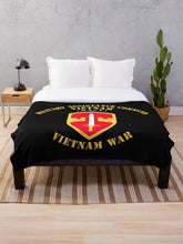 Load image into Gallery viewer, Army - Military Assistance Cmd Vietnam - MACV - Vietnam War Throw Blanket
