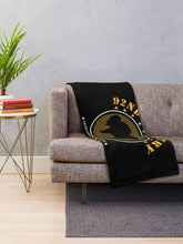 Load image into Gallery viewer, Army - 92nd Infantry Division - Buffalo Soldiers Throw Blanket
