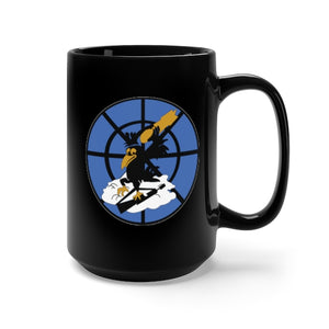 Black Mug 15oz - AAC - 527th Fighter Bomber Sqdrn, 86th Fighter Bomber Group wo Txt X 300