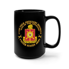 Load image into Gallery viewer, Black Mug 15oz - Army - 171st Field Artillery Regiment - DUI  w FA Sep  X 300
