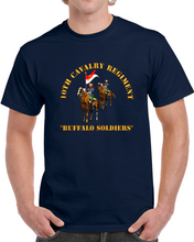 Load image into Gallery viewer, Army - 10th Cavalry Regiment W Cavalrymen - Buffalo Soldiers Classic T Shirt
