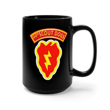 Load image into Gallery viewer, Black Mug 15oz - Army - 44th Scout Dog Platoon 25th Infantry Div
