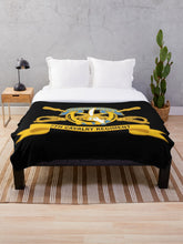 Load image into Gallery viewer, Army - 7th Cavalry Regiment w Br - Ribbon Throw Blanket

