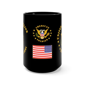 Black Mug 15oz - Army - Sergeant Major - SGM - Retired