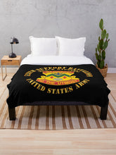 Load image into Gallery viewer, Army - 528th Support Battalion - DUI - Black Daggers X 300 Throw Blanket
