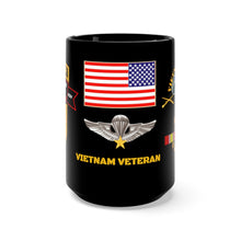 Load image into Gallery viewer, Black Mug 15oz - Army - 1st Ranger Battalion (Airborne) - Operation Urgent Fury - Invasion of Grenada
