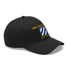 Load image into Gallery viewer, Twill Hat - Army - 3rd Infantry Division with Text - Embroidery
