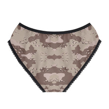 Load image into Gallery viewer, Women&#39;s Briefs - Military Chocolate Chip Desert Camouflage

