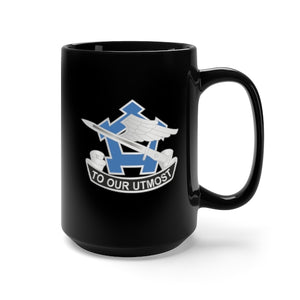 Black Mug 15oz - Army - 173rd Support Battalion - DUI wo Txt X 300