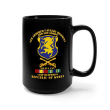 Load image into Gallery viewer, Black Mug 15oz - Army - 3rd Sqdrn 6th ACR w Cav Br Camp Humphreys w KR SVC
