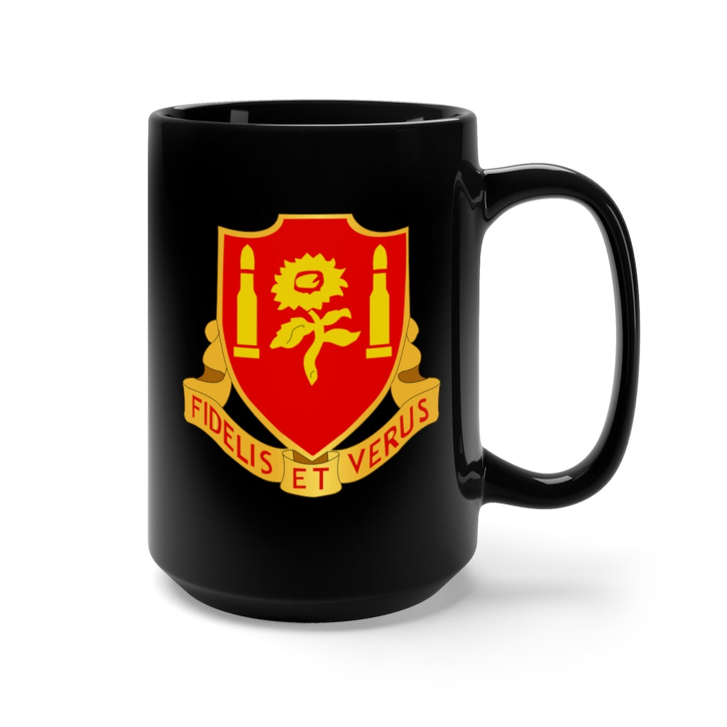 Black Mug 15oz - Army - 29th Field Artillery wo Txt