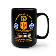Load image into Gallery viewer, Black Mug 15oz - Army - 41st FA Group - Babenhausen, Germany w COLD SVC

