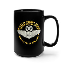 Load image into Gallery viewer, Black Mug 15oz - USAF - Military Flight Nurse - Flight Nurse - Master
