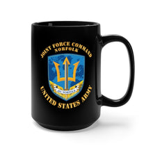 Load image into Gallery viewer, Black Mug 15oz - Army - Joint Force Command - Norfolk X 300
