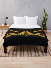 Load image into Gallery viewer, Army - 3rd Squadron - 12th Cavalry Branch wo Txt Throw Blanket
