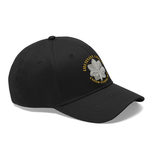 Twill Hat -  Army - Lieutenant Colonel - LTC - V1 - Embroidery