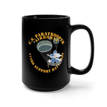 Load image into Gallery viewer, Black Mug 15oz - Army - US Paratrooper - 173rd Support Battalion X 300
