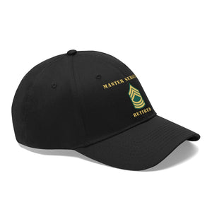 Army - Master Sergeant - MSG - Retired - Hats