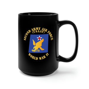 Black Mug 15oz - SSI - AAF - 2nd Air Force - WWII - USAAF x 300