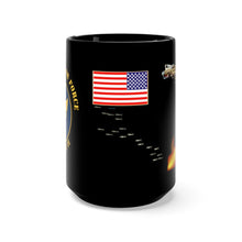 Load image into Gallery viewer, Black Mug 15oz - USAAF - 8tha Army Air Force - Bombing Run - World War II
