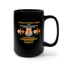 Load image into Gallery viewer, Black Mug 15oz - Army - 44th Signal Bn  - 31M  - US Army - Veteran - Ettlingen GE X 300
