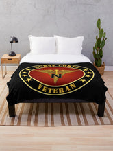 Load image into Gallery viewer, Army - Nurse Corps Veteran Throw Blanket

