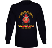 Load image into Gallery viewer, USMC - 1st Bn, 8th Marines - Beirut barracks bombing w SVC Classic T Shirt, Long Sleeve, Hoodie and Sweatshirt
