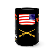 Load image into Gallery viewer, Black Mug 15oz - RECON TEAM - Recon Team Arkansas - Vietnam - Combat Vet
