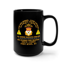 Load image into Gallery viewer, Black Mug 15oz - Army - 5th Squadron, 15th Cavalry (OSUT)(19DD3) - 1st Ar Tng Bde Ft Knox, KY
