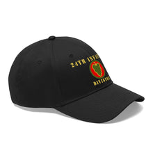 Load image into Gallery viewer, Twill Hat - Army - 24th Infantry Division - Hat - Embroidery
