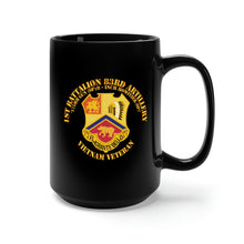 Load image into Gallery viewer, Black Mug 15oz - Army - 1st Bn 83rd Artillery - Vietnam Veteran
