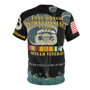 All Over Printing - Army - Long Range Reconnaissance Patrol (LRRP) - Vietnam Veteran with Vietnam Service Ribbons