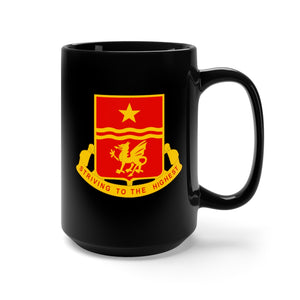Black Mug 15oz - Army - 30th Field Artillery wo txt
