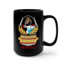 Load image into Gallery viewer, Black Mug 15oz - Tuskegee Airmen
