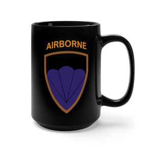 Black Mug 15oz - Army - 6th Airborne Division - Phantom wo Txt X 300