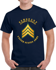 Army - Sergeant - Sgt - Combat Veteran Classic T Shirt