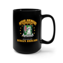 Load image into Gallery viewer, Black Mug 15oz - Army - Company F 40th Armor - Berlin Brigade
