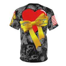 Load image into Gallery viewer, All Over Printing - Support Our Troops and Veterans Yellow Ribbon
