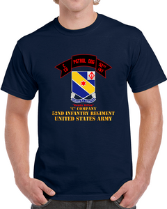 Army - C Co 52nd Infantry - Patrol Dog - Ready Rifles  Classic T Shirt