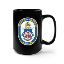 Load image into Gallery viewer, Black Mug 15oz - Navy - USS Harpers Ferry (LSD-49) wo Txt X 300
