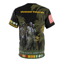 Load image into Gallery viewer, All Over Printing - Army - Vietnam Veteran - With Us Forever - with Vietnam Service Ribbons
