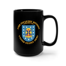 Load image into Gallery viewer, Black Mug 15oz - Army - 23rd Infantry Division w DUI - Americal

